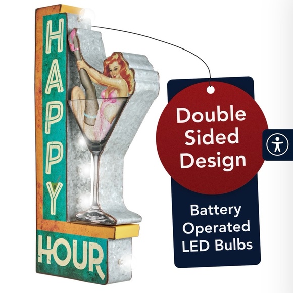 Happy Hour LED Sign - Picture 4 of 11